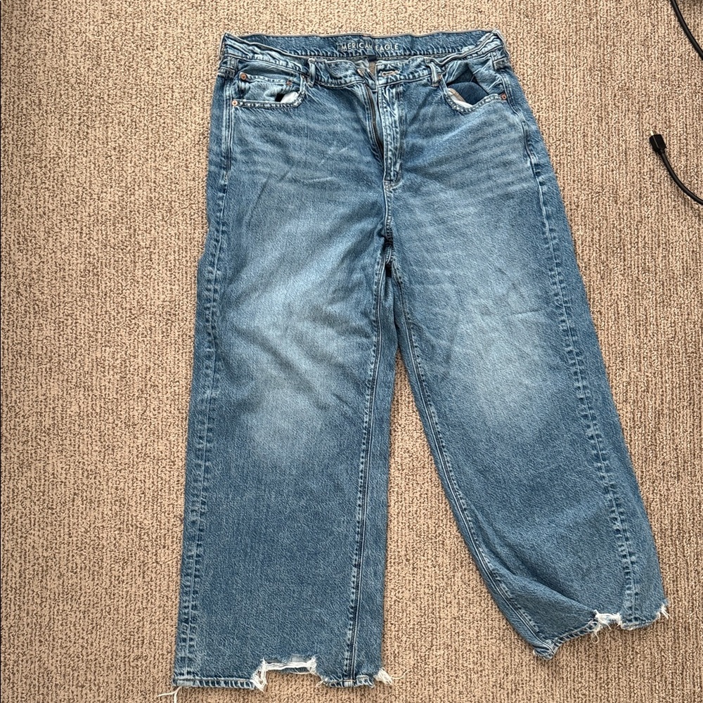 American Eagle Outfitters Blue Flare Jeans